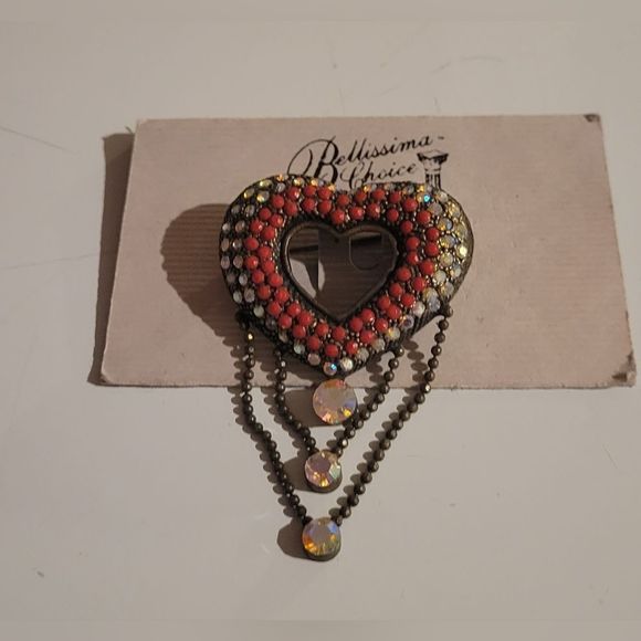 Bellissima Stones Rhinestones Brooch - Picture 1 of 2